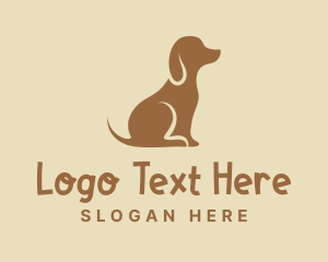 Brown Puppy Dog logo