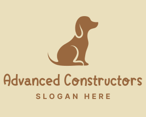 Brown Puppy Dog Logo