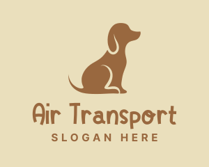 Brown Puppy Dog Logo