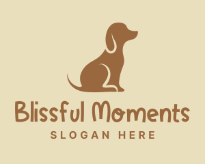 Brown Puppy Dog Logo