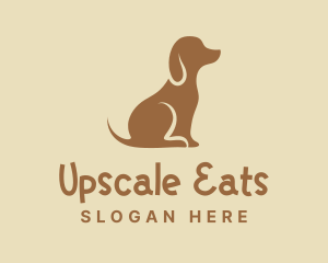 Brown Puppy Dog Logo