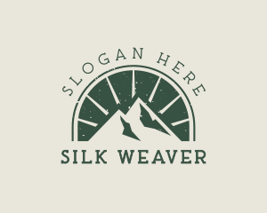 Mountain Peak Hiking Logo