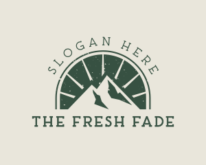 Mountain Peak Hiking Logo