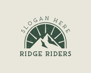 Mountain Peak Hiking logo design