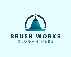 Decoration Paint Brush logo design