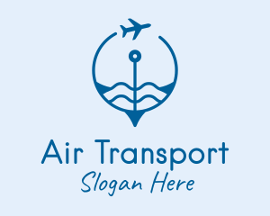 Air Travel Compass  logo design