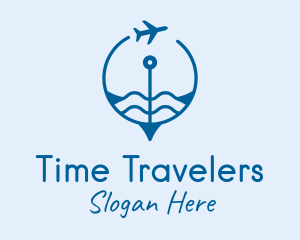 Air Travel Compass  logo design