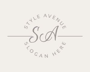 Hairdresser Style Salon logo design