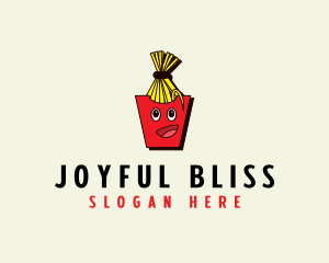 Happy Face Fries logo design