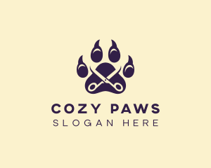 Scissor Pet Grooming logo design