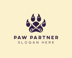 Scissor Pet Grooming logo design