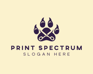 Scissor Pet Grooming logo design