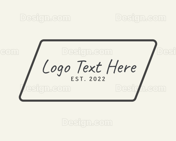 Women Apparel Wordmark Logo