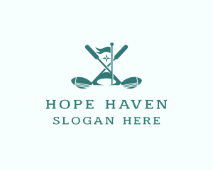 Golf Sports Tournament Logo