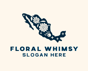 Mexico Dahlia Floral logo