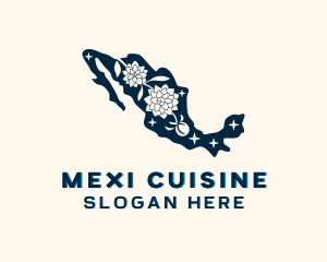 Mexico Dahlia Floral logo