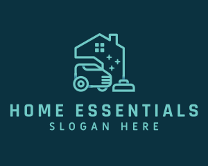 Household Vacuum Cleaning logo design