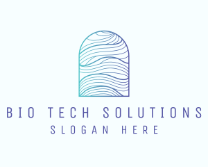 Ocean Wave Arch logo design