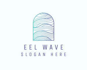 Ocean Wave Arch logo design