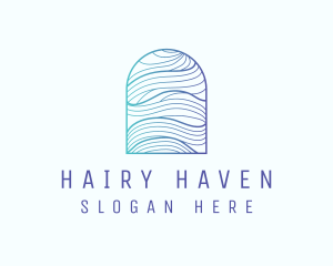 Ocean Wave Arch logo design