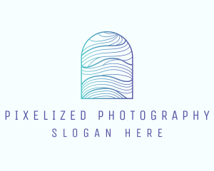 Ocean Wave Arch logo design