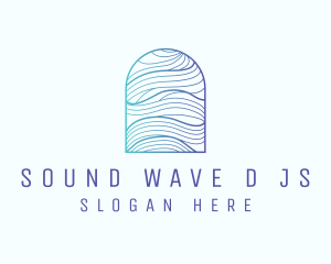 Ocean Wave Arch logo design