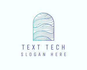 Ocean Wave Arch logo design