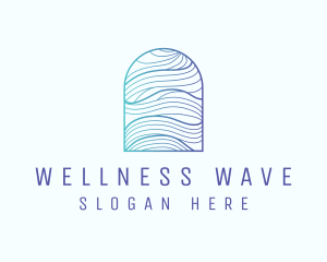 Ocean Wave Arch logo design