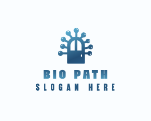 Virus Bacteria Contagion logo design