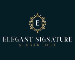 Elegant Floral Boutique logo design