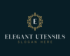 Elegant Floral Boutique logo design