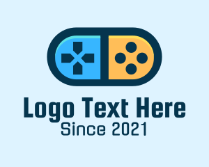 Medical - Game Controller Pill Gadget logo design