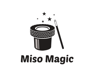 Magician Hat Tire logo design