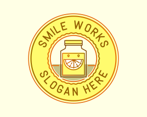 Smile Lemon Lemonade logo design