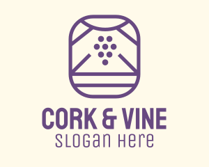 Grape Vineyard Badge logo design