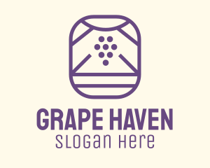 Grape Vineyard Badge logo design