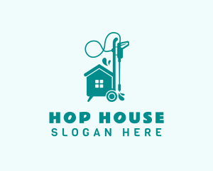 Pressure Washer House logo design