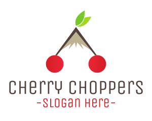 Cherry Mountain Peak  logo design