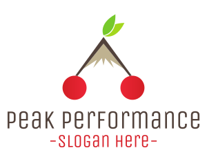 Cherry Mountain Peak  logo design