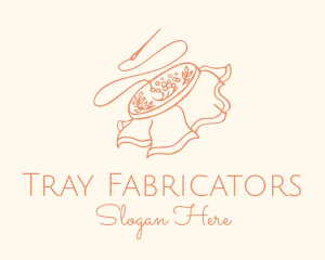 Embroidery Sewing Fabric logo design