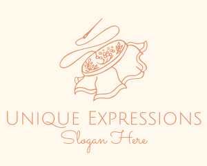 Embroidery Sewing Fabric logo design