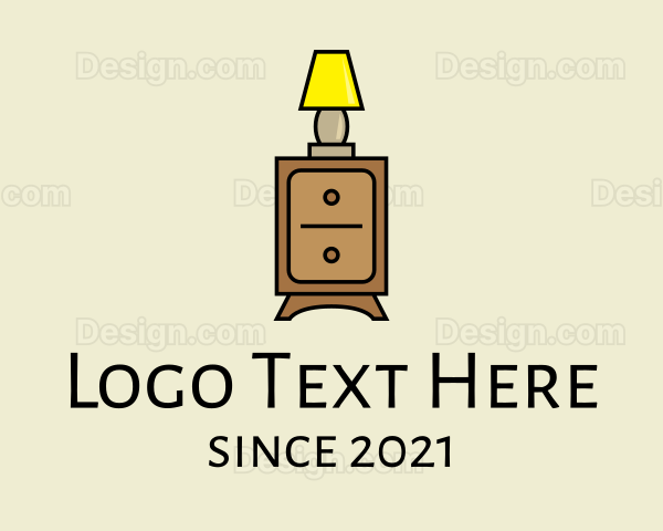 Lamp Cabinet Furniture Logo