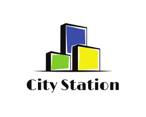 City Block Construction logo design