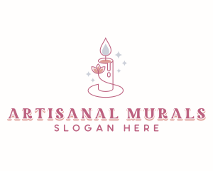 Scented Artisanal Candle logo design