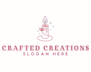 Scented Artisanal Candle logo design