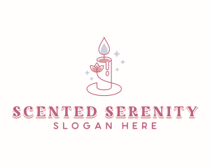 Scented Artisanal Candle logo design