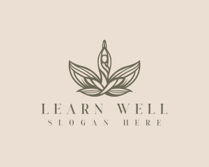 Flower Yoga Wellness logo design