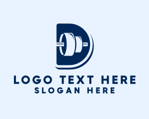 Barbell Weight Training Logo