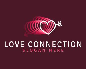 Online Dating Romance Heart   logo design