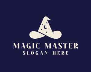 Magician Wizard Hat logo design